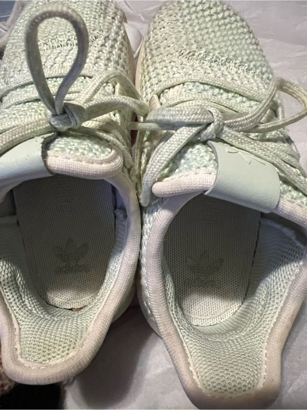 adidas Kids Mint Knit Lace-Up Sneakers